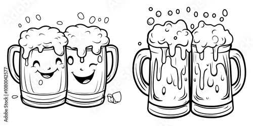 Modern illustration graphic design of a cheery party icon