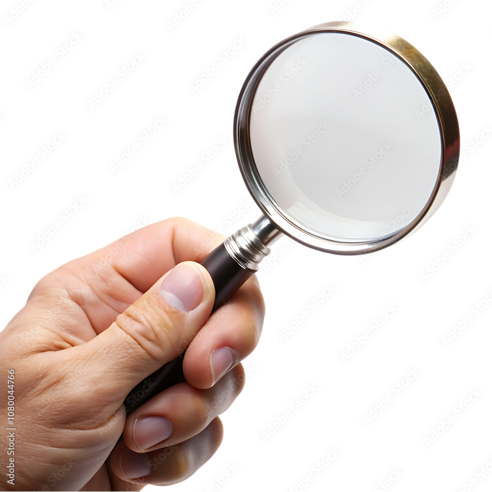 Magnifying glass research business symbol Magnifying glass research business symbol