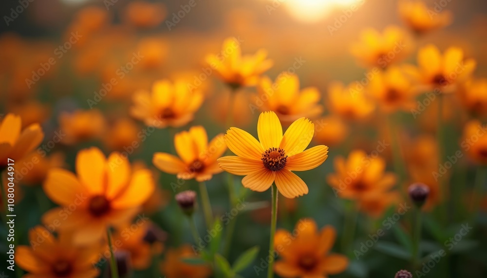 Blooming Sunshine A field of vibrant yellow flowers Blooming Sunshine A field of vibrant yellow flowers