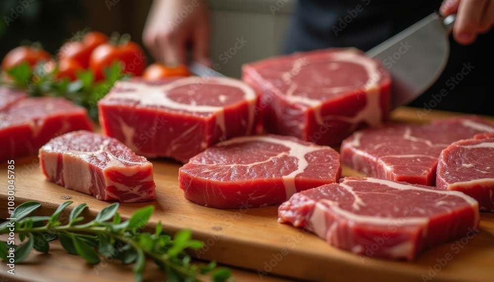 Deliciously prepared steak ready to be savored Deliciously prepared steak ready to be savored