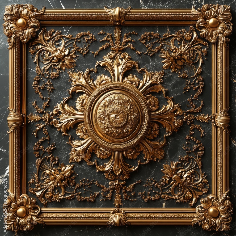 Baroque, Barocco Ornate Marble Ceiling Non-Linear Reformation Design with Intricate Accents Depicting Classic Elegance and Architectural Beauty Baroque, Barocco Ornate Marble Ceiling Non-Linear Reformation Design with Intricate Accents Depicting Classic Elegance and Architectural Beauty