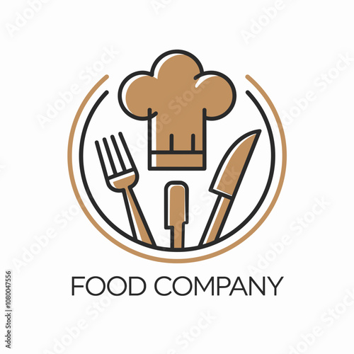 Food Vector Logo, Food Concept, Food Shop Logo, Vector Design