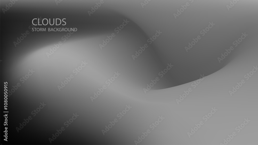 Clouds Storm. Abstract gradient black background. Grainy texture. Curve lines surface. Design for Template, Cover, Banner, Brochure. Clouds Storm. Abstract gradient black background. Grainy texture. Curve lines surface. Design for Template, Cover, Banner, Brochure.
