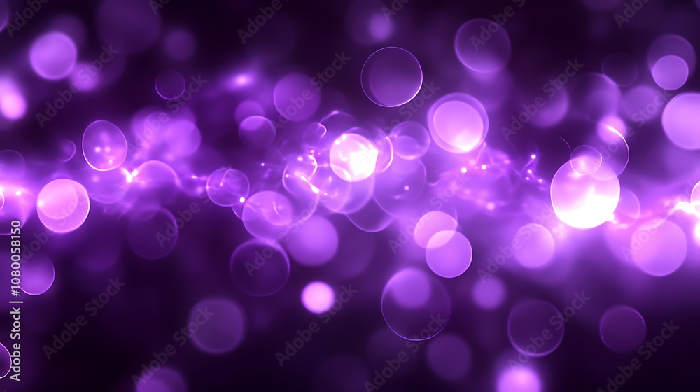 Abstract glowing purple circuit patterns against a dark, blurred backdrop Abstract glowing purple circuit patterns against a dark, blurred backdrop