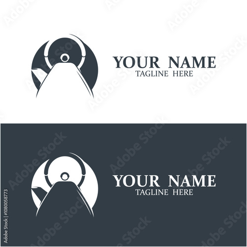 kettle logo design vintage. kettle shop logo design on isolated background. logo best for Tea Business, Restaurant, Cafe and Beverages.