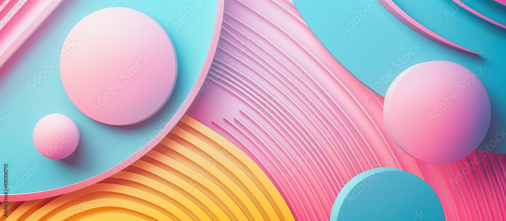 Geometric abstract concept background. Abstract horizontal banner. Graphic design poster. Digital illustration raster bitmap. AI artwork. Geometric abstract concept background. Abstract horizontal banner. Graphic design poster. Digital illustration raster bitmap. AI artwork.