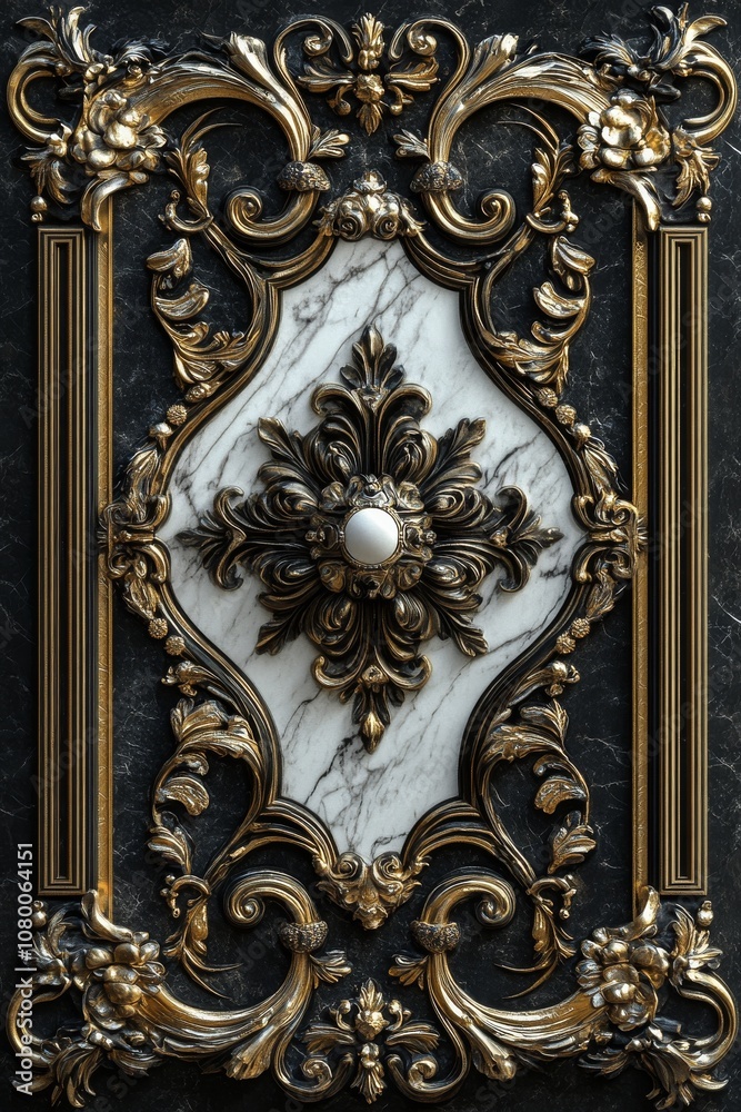 Baroque, Barocco Ornate Marble Ceiling Non-Linear Reformation Design with Intricate Accents Depicting Classic Elegance and Architectural Beauty Baroque, Barocco Ornate Marble Ceiling Non-Linear Reformation Design with Intricate Accents Depicting Classic Elegance and Architectural Beauty