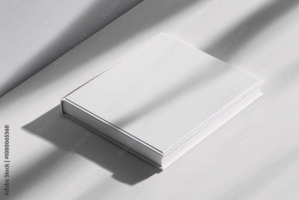Minimal product template of a clean-cut book cover mockup on a monochromatic background Minimal product template of a clean-cut book cover mockup on a monochromatic background