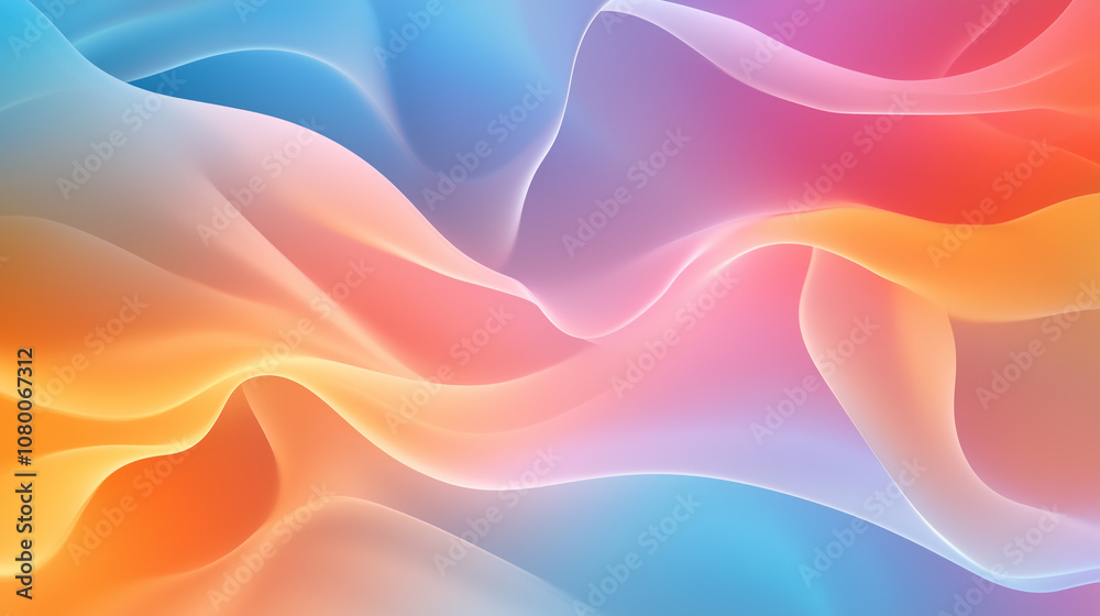 Fototapeta premium Flowing Hues | Background Soft