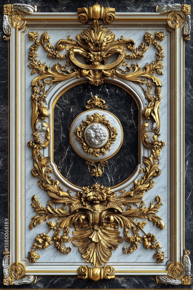 Baroque, Barocco Ornate Marble Ceiling Non-Linear Reformation Design with Intricate Accents Depicting Classic Elegance and Architectural Beauty Baroque, Barocco Ornate Marble Ceiling Non-Linear Reformation Design with Intricate Accents Depicting Classic Elegance and Architectural Beauty