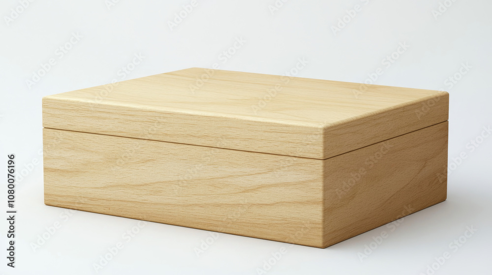 A plain wooden box is shown on a white background. You can use this image to design your artwork, as it allows you to place your design on the box from different angles. A plain wooden box is shown on a white background. You can use this image to design your artwork, as it allows you to place your design on the box from different angles.