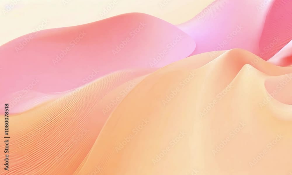 Sun-kissed peach gradient, bright color expansion, smooth flow, background, backdrop