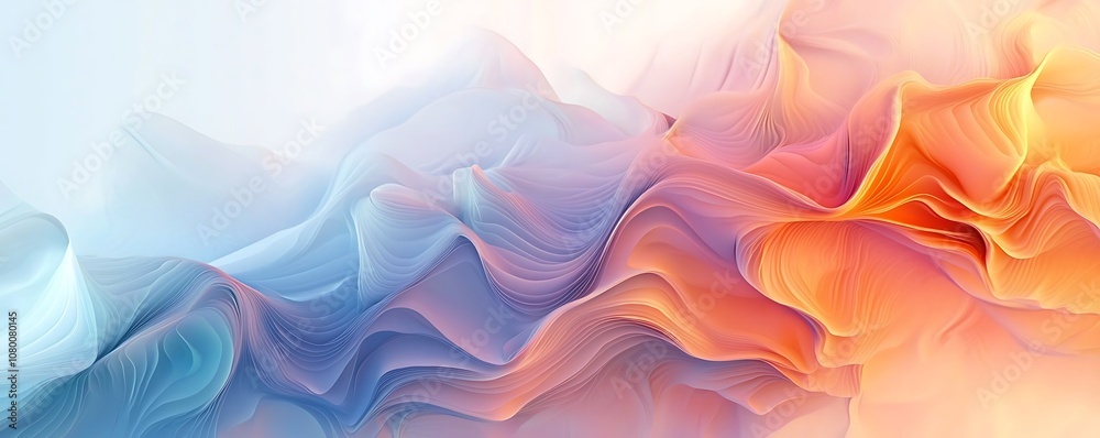 Obraz premium Abstract white background with subtle gradients