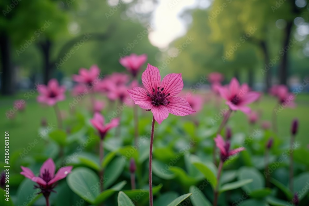 Blooming beauty in a field of dreams Blooming beauty in a field of dreams