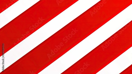 Red and White Diagonal Striped Pattern