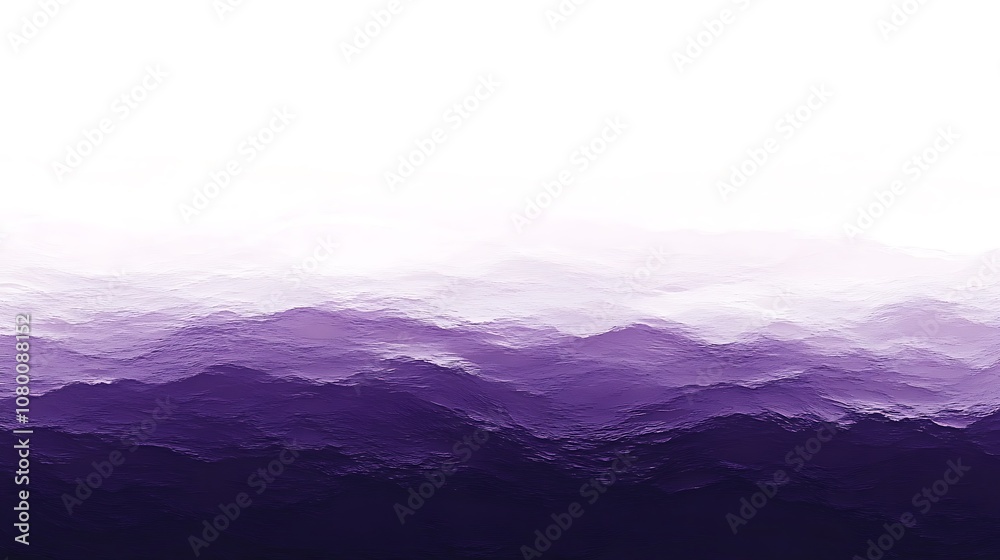 Fototapeta premium Deep purple and white gradient for elegant background art