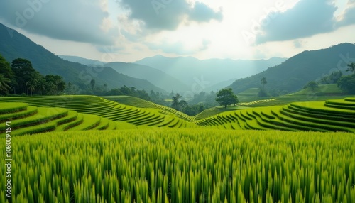  Vibrant Rice Terraces a testament to human ingenuity and natures beauty