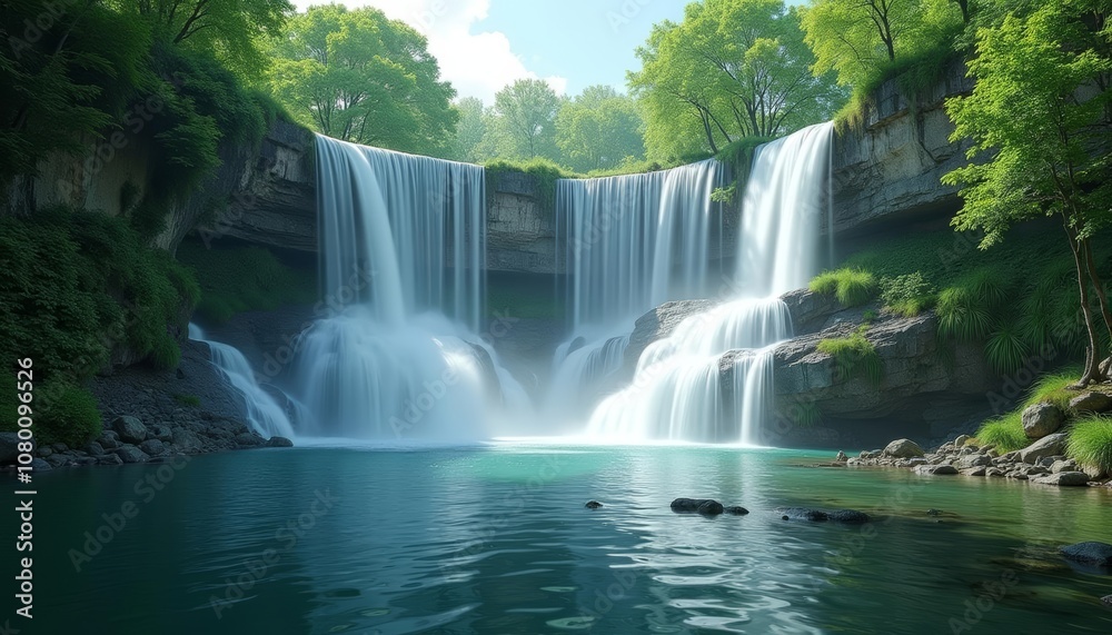  Epic Waterfall in a Jungle Paradise