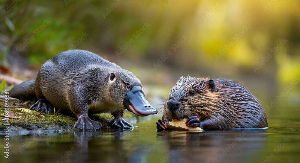 Friendship and love photos that don't require animal species (Platypus, Beaver) Friendship and love photos that don't require animal species (Platypus, Beaver)