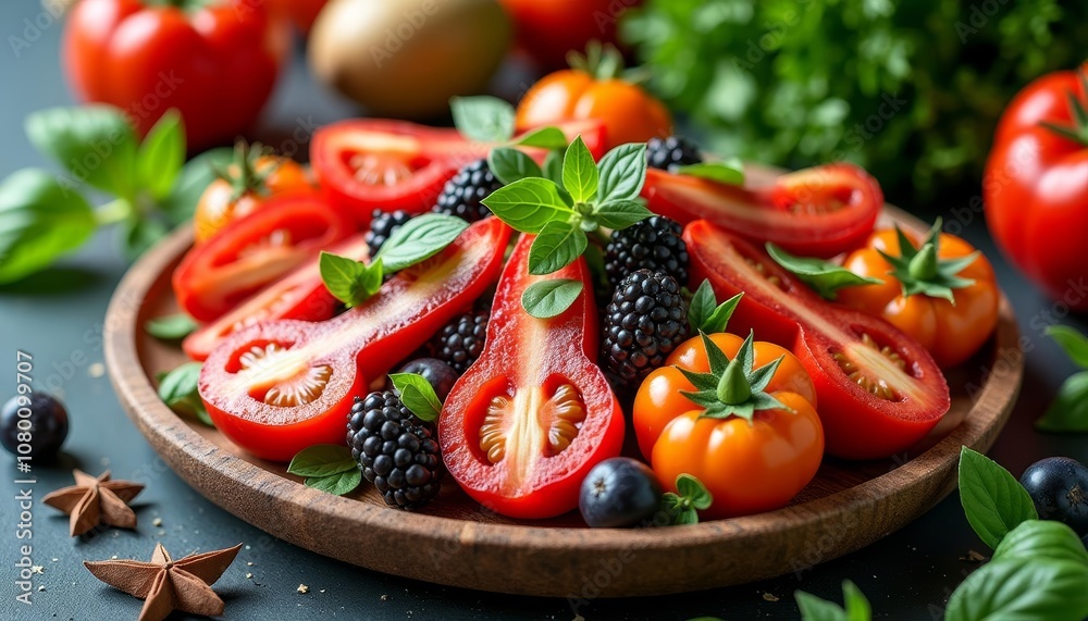 Freshness in a bowl A vibrant medley of summers bounty Freshness in a bowl A vibrant medley of summers bounty