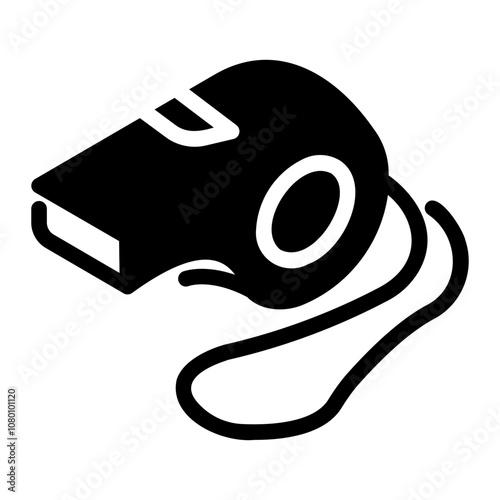 whistle Solid icon