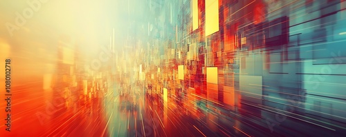Modern technology-inspired abstract background