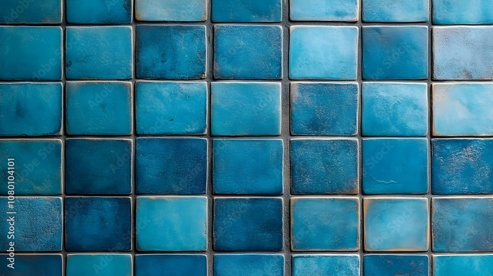 Blue Square Tiles Background Blue Square Tiles Background