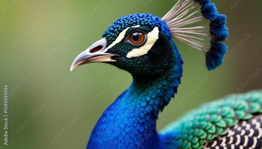 Vibrant Peacock a symbol of beauty and pride Vibrant Peacock a symbol of beauty and pride