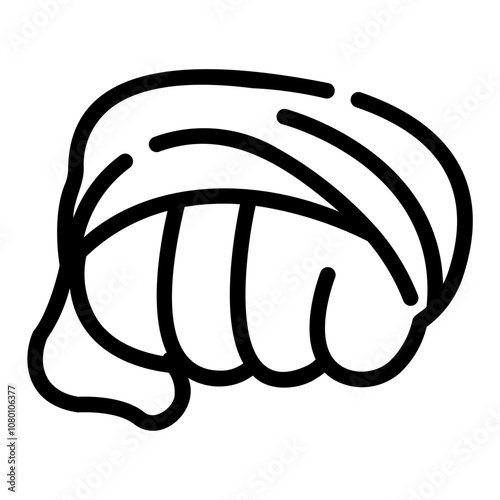 hand wraps Line Icon