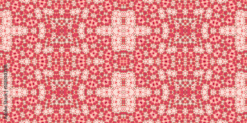 Obraz premium Seamless banner pattern. Abstract wide texture. The background is creative abstract.