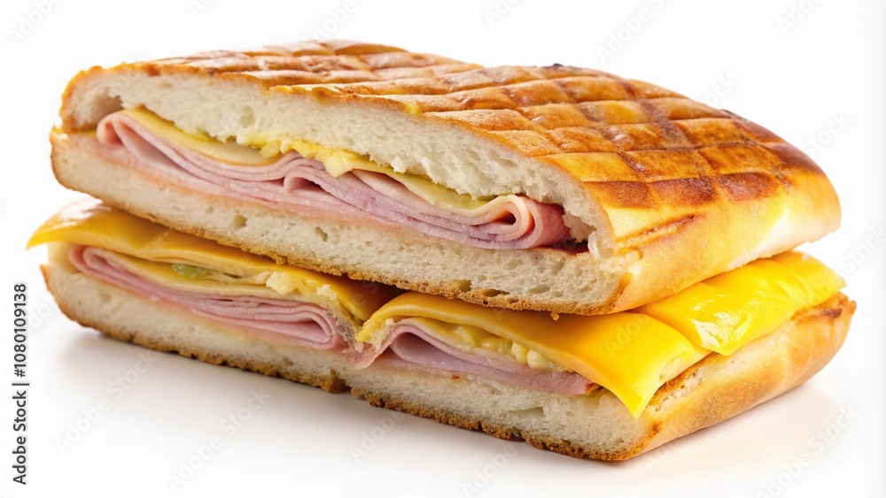 Cuban Sandwich Photography - Pressed Ham & Cheese Mix Cuban Sandwich Photography - Pressed Ham & Cheese Mix