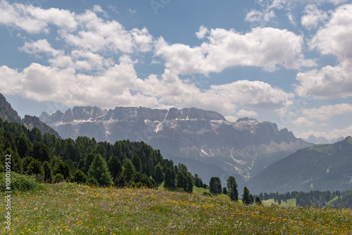 Dolomite view from valley