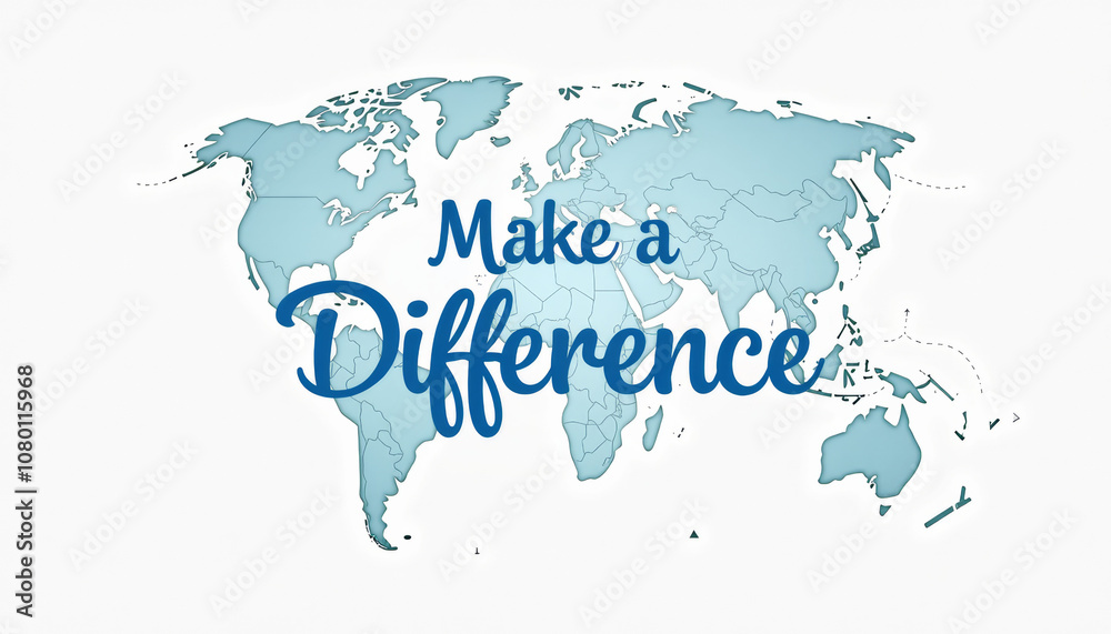 Obraz premium Global Impact: Make a Difference Around the World