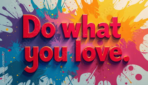 Motivational Art: Do What You Love