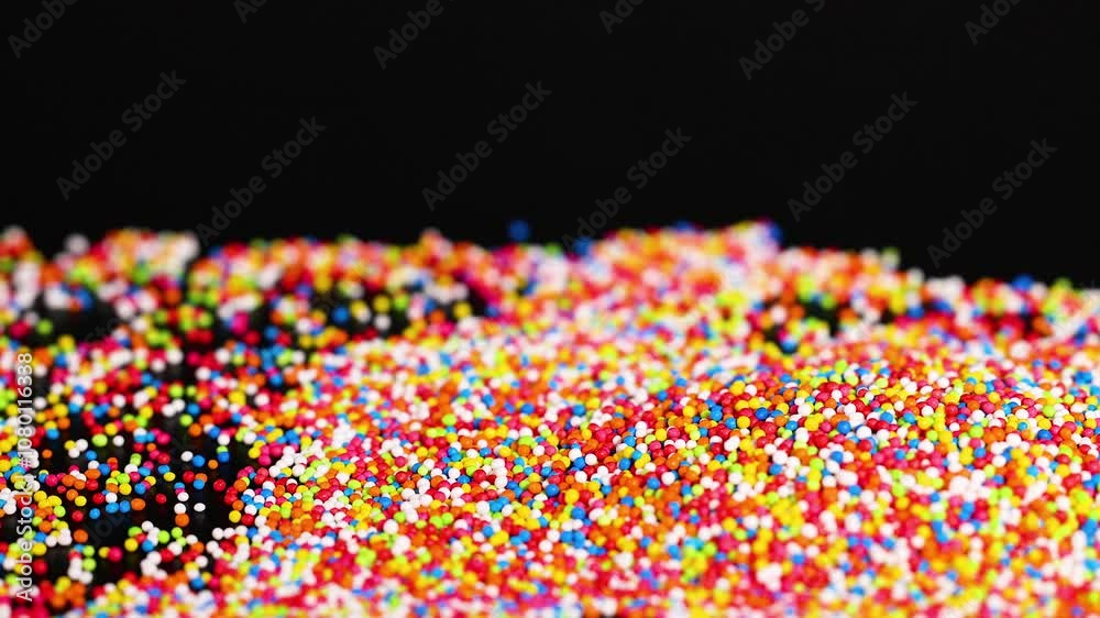 Colorful Sprinkles in Motion Colorful Sprinkles in Motion