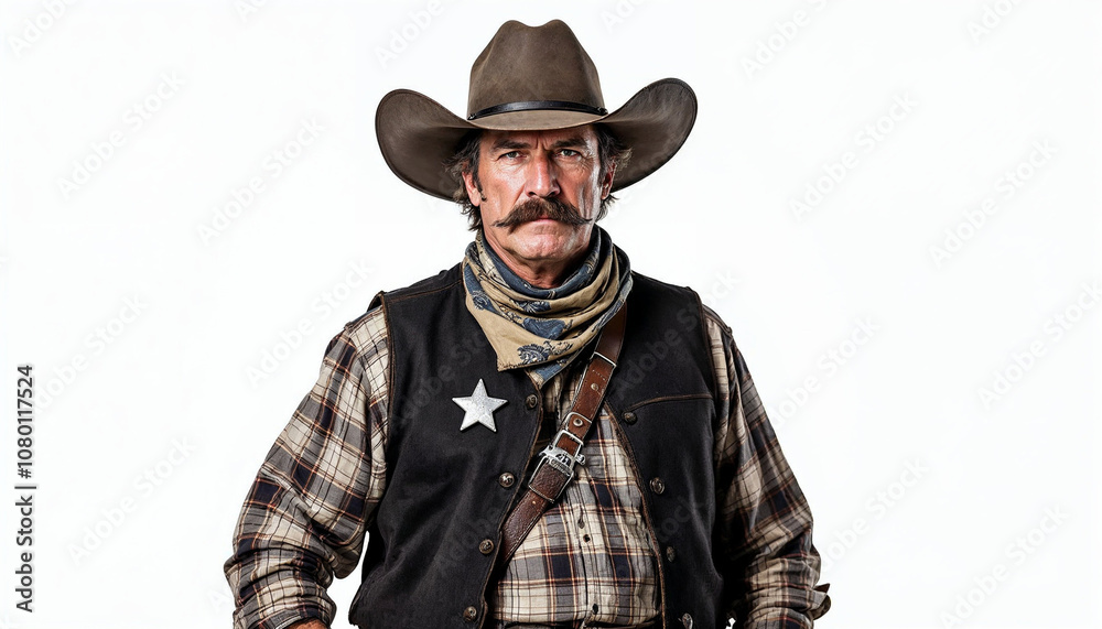 Wild West sheriff portrait, showcasing authenticity, resilience, and justice.
Wild West sheriff portrait, showcasing authenticity, resilience, and justice.