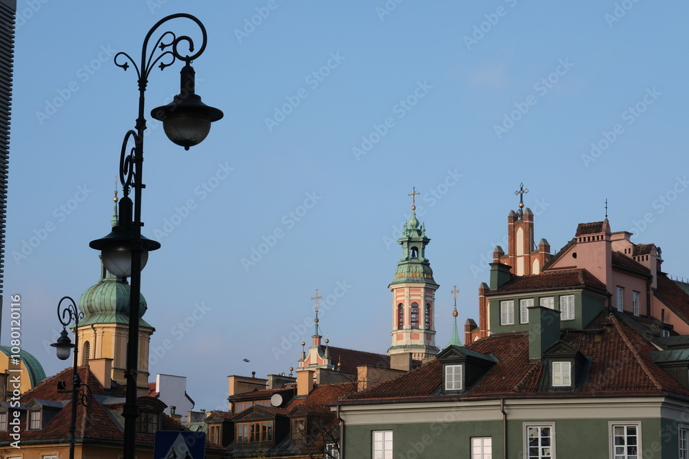 Ancient architecture in the city of Warsaw. Ancient architecture in the city of Warsaw.