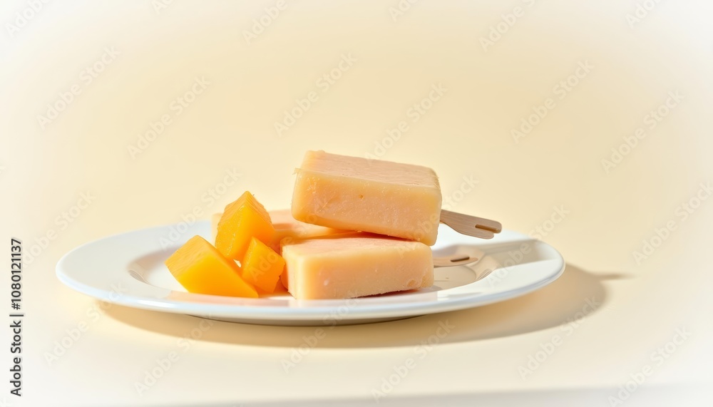 Deliciously refreshing fruit and cheese plate Deliciously refreshing fruit and cheese plate