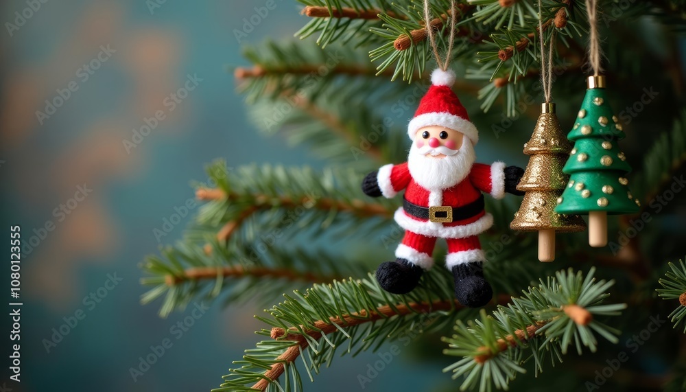  Joyful Christmas tree adorned with festive ornaments
