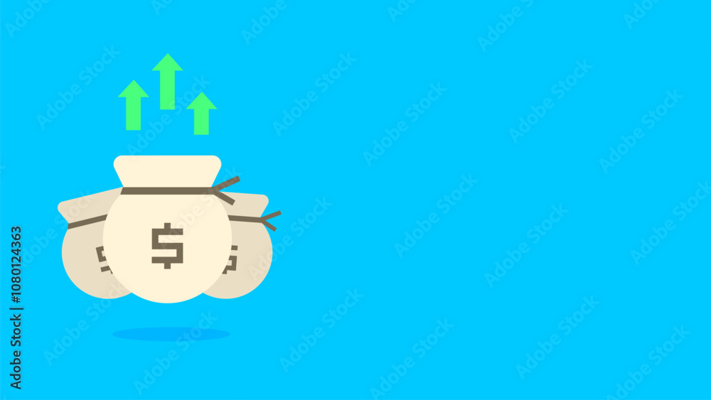Business growth graph success with arrow, profit growing symbol, progress bar symbol. Business growth graph success with arrow, profit growing symbol, progress bar symbol.