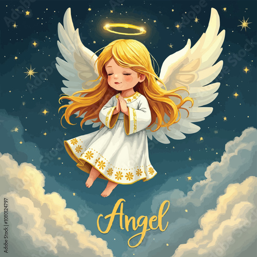 Christmas Angel  Background
