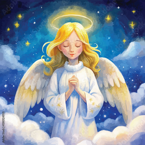 Christmas Angel  Background