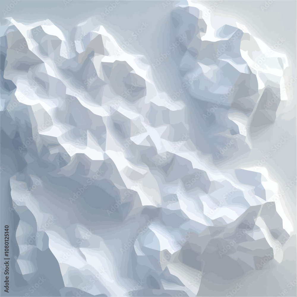 Obraz premium abstract background with white crumpled paper. 3d rendering.eps