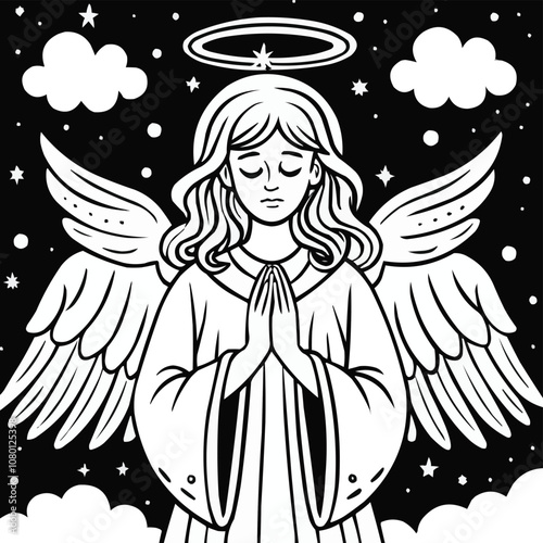 Christmas Angel  Background