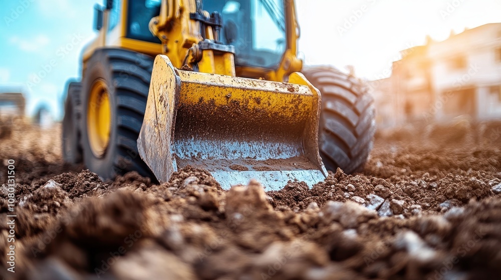Excavator at Work Excavator at Work