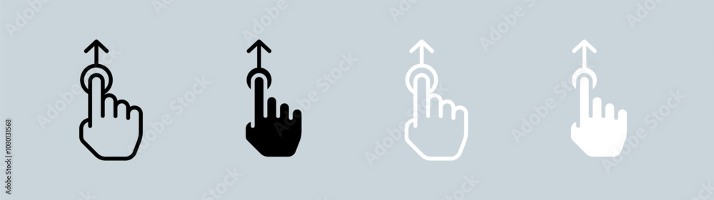 Drag icon set in black and white. Cursor signs vector illustration. Drag icon set in black and white. Cursor signs vector illustration.