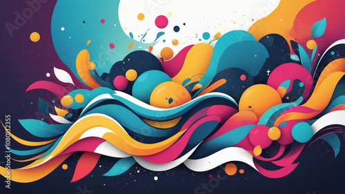 abstract colorful background vector