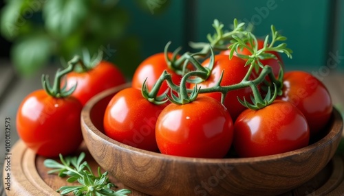  Freshly harvested cherry tomatoes ready to be savored