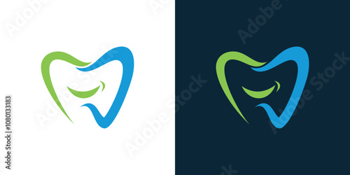 Smile, Dental care logo vector illustration