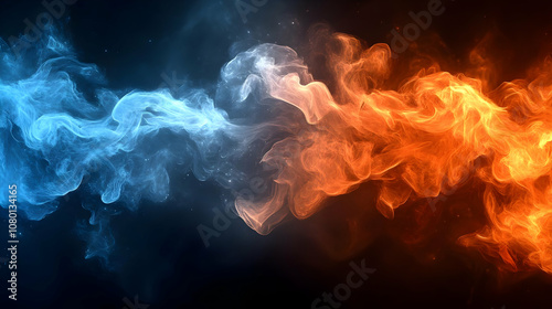 Abstract Background of Blue...
